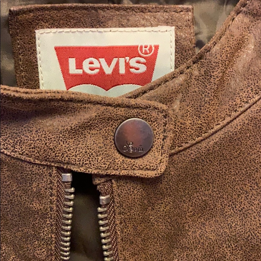 Levi’s Authentic Leather Moto Jacket - image 2